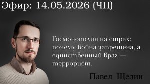 Госмонополия на страх: почему война запрещена, а единственный враг — террорист. Павел Щелин
