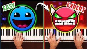Стерео безумие  ОТ ЛЁГКОГО ДО ЭКСПЕРТНОГО (из Geometry Dash)