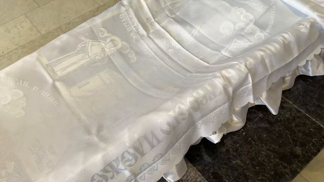 Комплект «Жаккард» серебро с православным орнаментом