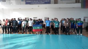 Мэр Махачкалы поддержал  соревнования по волейболу среди ветеранов СВО