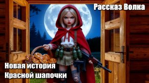 Новая история Красной шапочки рассказ Волка.  Веселая песенка.Песни ИИ. #музыкаИИ