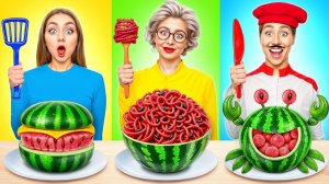 Кулинарный Челлендж# Я против Бабушки # Эпичная Битва с Едой