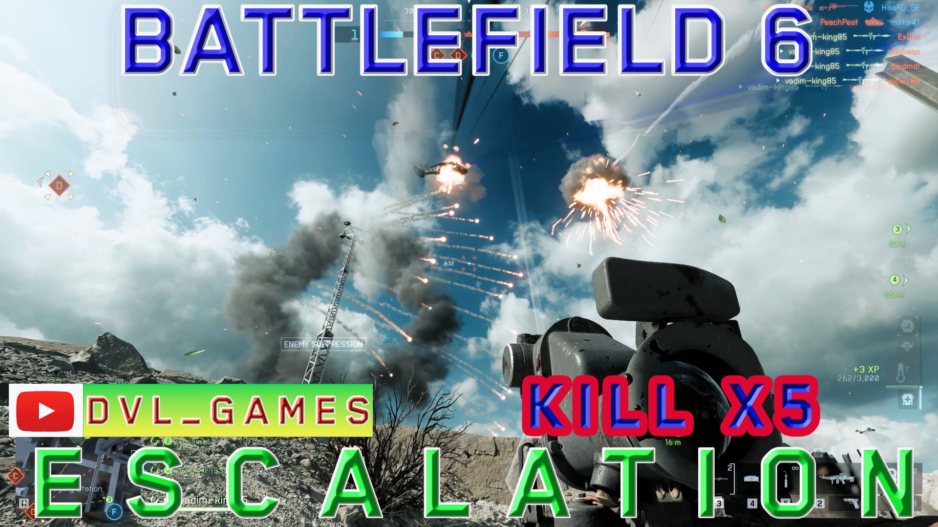 Сбил вертолёт, 5 килов, мародер 5 Бэтлфилд 6 карта Балканабат Туркменистан Battlefield 6 kill х5