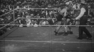 «Томми Бернс против Билла Сквайрса». Чемпионский бой. 1908 год