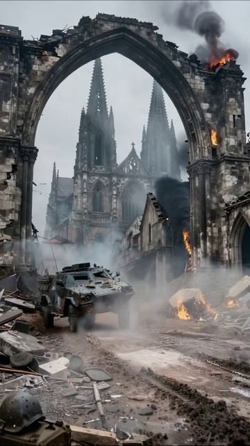 Разрушенные мечты: следы войны в сердце города война разрушение печаль паника