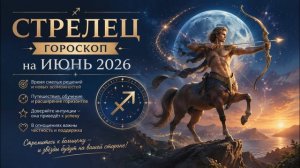 Стрелец. Полный гороскоп на  июнь 2026