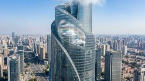 Новый Китайский небоскрёб настолько огромен, что внутри него существует собственная система погоды.