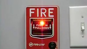 loud fire alarm