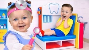 Ники не хочет чистить зубы! Обучающее приключение с Евой у стоматолога