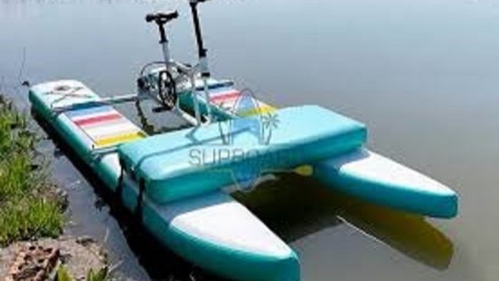 SUP board catamaran electric КОМЕТА смотреть онлайн