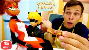Леди Баг и Супер Кот на кухне! Готовим с Федей печенье и шоколадную пасту для супергероев