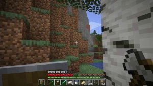 Minecraft прохождение, сделал железный сэт и сделал дом (коробку)