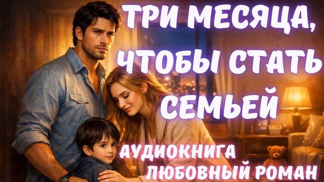 АУДИОКНИГА: ТРИ МЕСЯЦА, ЧТОБЫ СТАТЬ СЕМЬЕЙ СЛУШАТЬ ЛЮБОВНЫЙ РОМАН