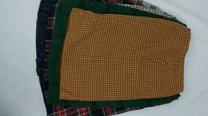 43440 Юбки шотландская клетка, 6пак, Gonne Tartan Donna, секонд (vintage/extra) оптом