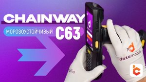Распаковка терминала сбора данных Chanway C63 морозоустойчивый
