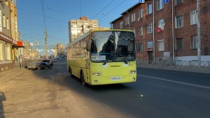 Автобус ЛиАЗ-5256.23-01 (ГолАЗ) №709 в Рыбинске, 2026 год