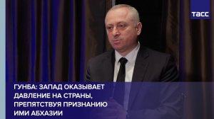 Гунба: Запад оказывает давление на страны, препятствуя признанию ими Абхазии