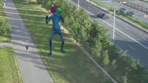 Попытоголовый в городе