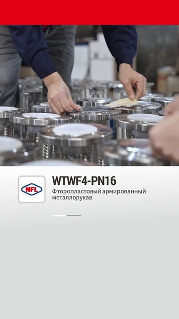 WTWF4-PN16 Фторопластовый армированный металлорукав-NFL