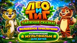 Лео и Тиг — Таёжная сказка! 🌲🐯 Волшебное приключение ✨ Развивающий мультфильм для детей