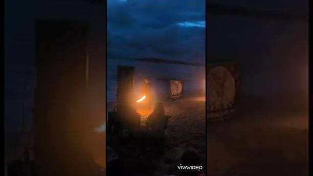 ТАЙЛАНД. ОСТРОВ КРАБИ. ВЕЧЕРНЕЕ ШОУ НА ПЛЯЖЕ