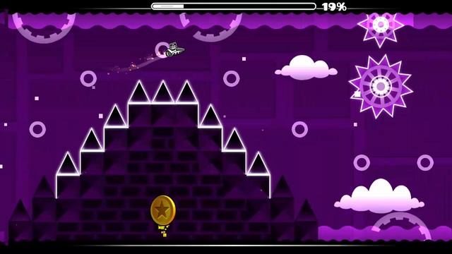 прохождение в GEOMETRY DASH электроман адвенчер