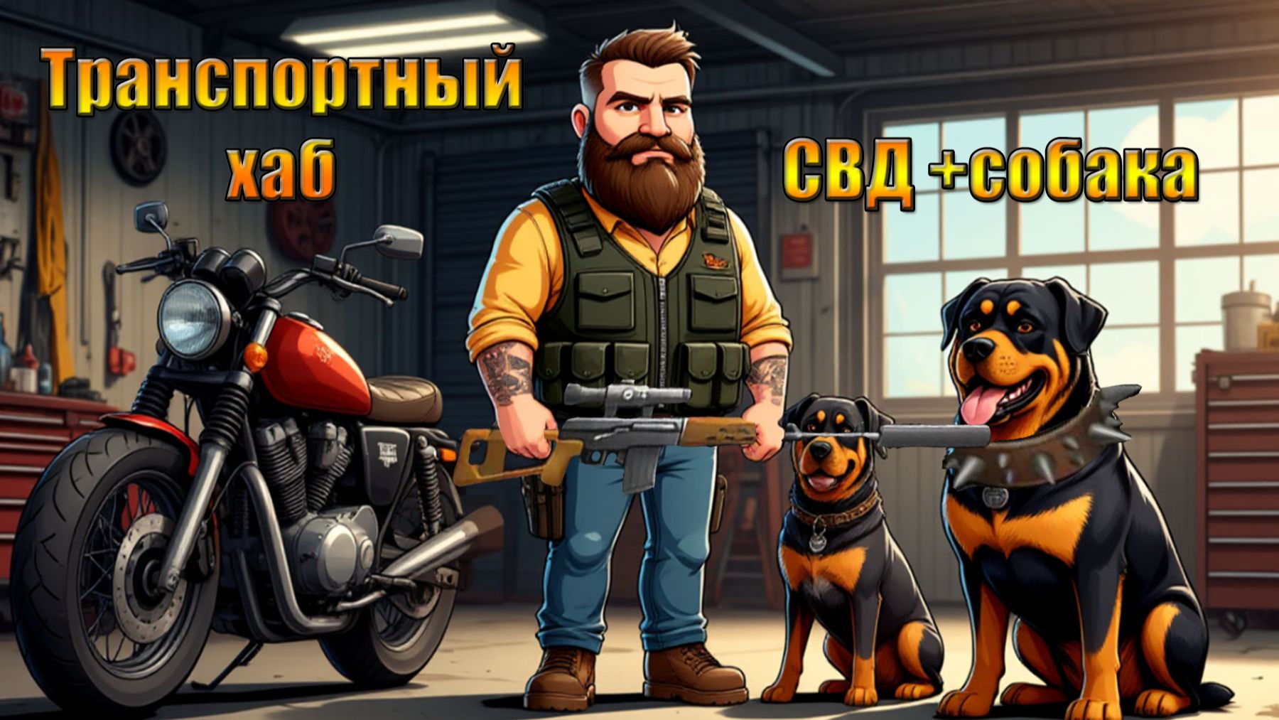 Собака + СВД в транспортном хабе и ящик ГМ в мире Last Day | Ласт Дей | LDoE