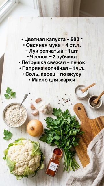 Котлеты из цветной капусты 🥦 Нежные внутри, хрустящие снаружи – готовь за 20 минут! #котлетыизцветно
