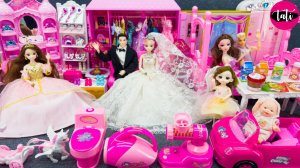 Играем в игрушки из мультика принцесса кукла Барби. Мультфильм для детей. ASMR АСМР