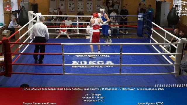 164 пф 57 кг Старов Станислав Комета Алиев Рустам ГДТЮ