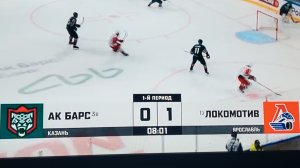 Хоккей.Кубок Гагарина матч 3. АК БАРС - Локомотив