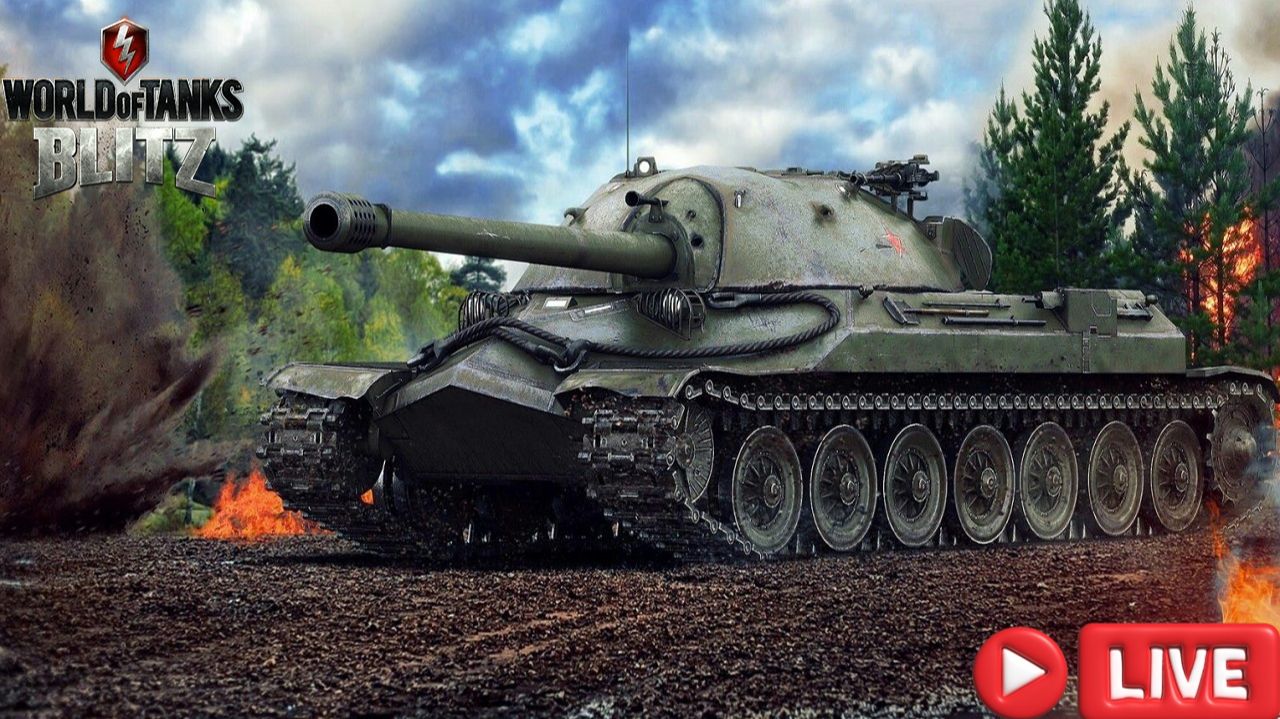 🔴🔥 #WotBlitz #танкиблиц Луноход на выезде: ИС-7 покоряет рандом. !!!