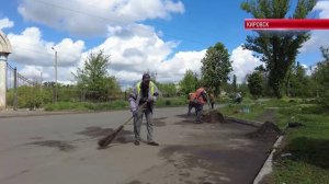 ТК «Родной». Коммунальные службы Кировска проводят работы по благоустройству городских территорий