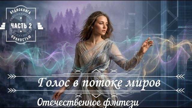 🎧 АУДИОКНИГА ПОЛНОСТЬЮ 🌊 Голос в потоке миров ✨Отечественное фэнтези 💫 ЧАСТЬ  2️⃣