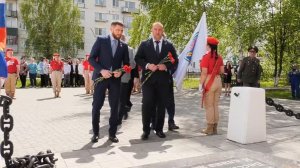 Герой РФ Денис Портнягин и депутат губдумы Владимир Субботин в Похвистневском районе