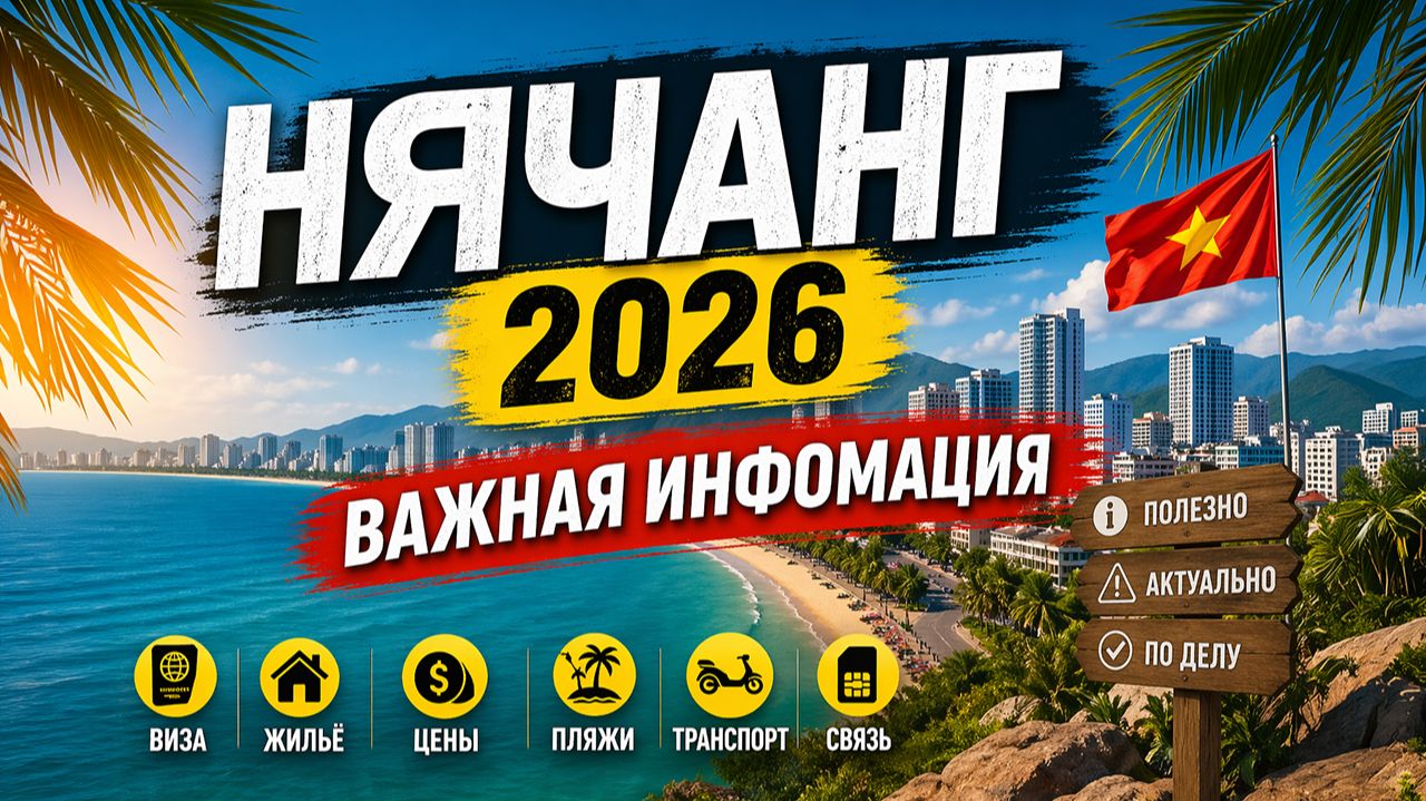 Вьетнам | Нячанг 2026 - ВАЖНАЯ ИНФОРМАЦИЯ для туристов смотреть онлайн