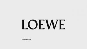 Показ женской коллекции Loewe осень-зима 2018-2019