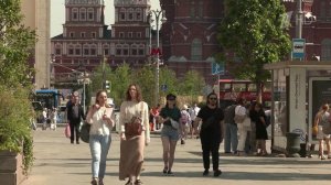 В Москве прогнозируют тридцатиградусную жару.