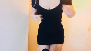 ASMR _ Aggressive Little Black Dress Scratching _ Fabric Sounds _ Relax Sounds N