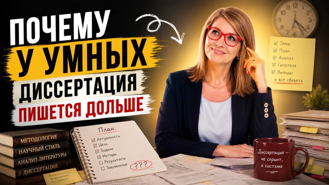 Почему у умных диссертация пишется дольше