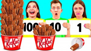 100 Слоев Еды Челлендж # Смешные Моменты от TeamTeen Challenge