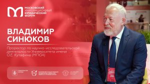 На полях XIII МИЮФ: Владимир Синюков