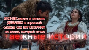ЛЕСНИК нашел в капкане ДЕВУШКУ в странной одежде она ЗАГОВОРИЛА на языке, который исчез