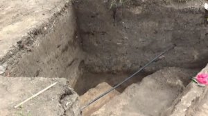 Вторая землянка на раскопе по улице Комсомольская, 28А