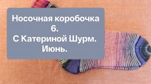 Продолжаю собирать носочную коробочку 😊. Проект Катерины Шурм «Носочная коробочка 6». Июнь