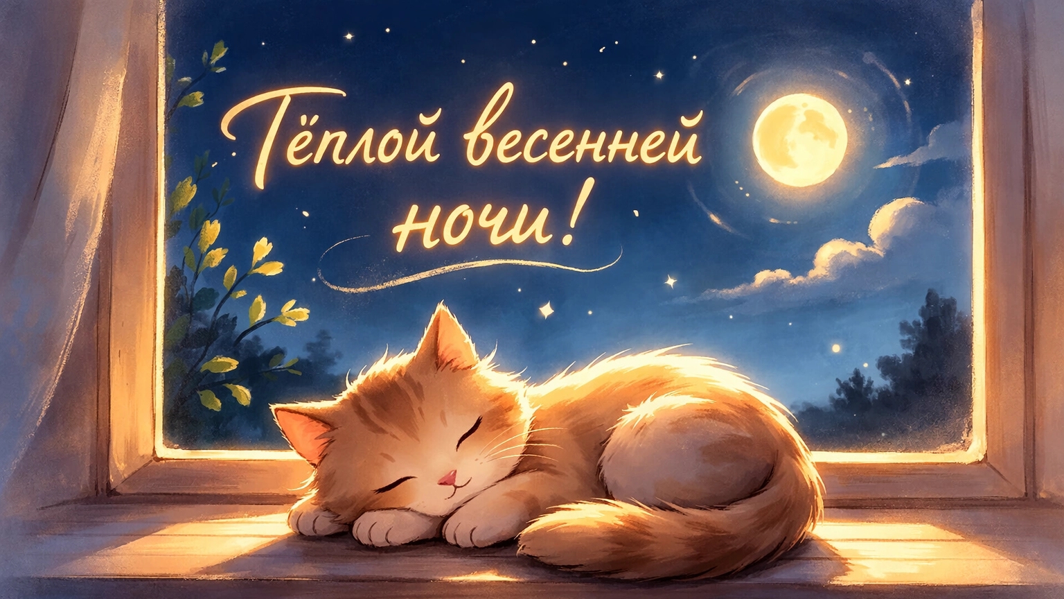 Открытка. Доброй ночи!  Красивых снов! 🌠🌠🌠