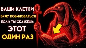 ЗАПРЕЩЕННЫЙ ГРИМУАР Тота: Ваши клетки ПОДЧИНЯЮТСЯ СВЯЩЕННОМУ Слову (Произнесите его ТОЛЬКО ОДИН РАЗ)
