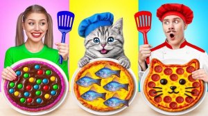Кулинарный челлендж с котиком. Веселые челленджи для детей