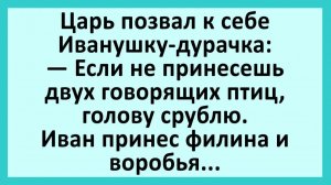 Царь позвал к себе Иванущку-дурачка... | Анекдоты смешные | Юмор