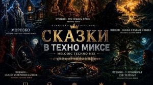 Ты не слышал сказки так. Пушкин - Техно МИкс 5 сказок